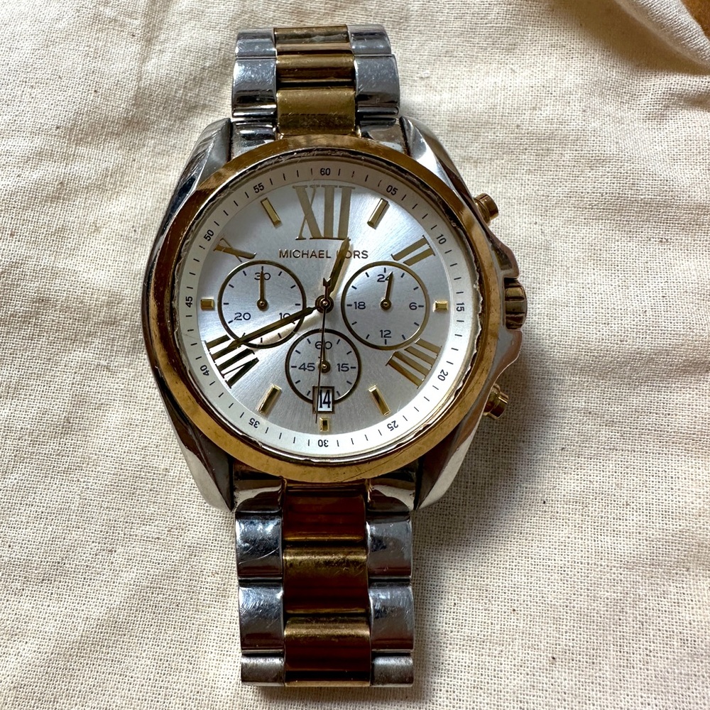 Michael Kors Bradshaw Gold/Silver Watch